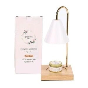Candle Warmer Lamp with 2 Bulbs Night Light with Timer & Dimmer for Home‎ Decor
